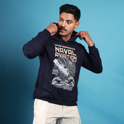 Indian Naval Aviation: KM-31 Naval Recon Navy Blue Oversized Hoodie