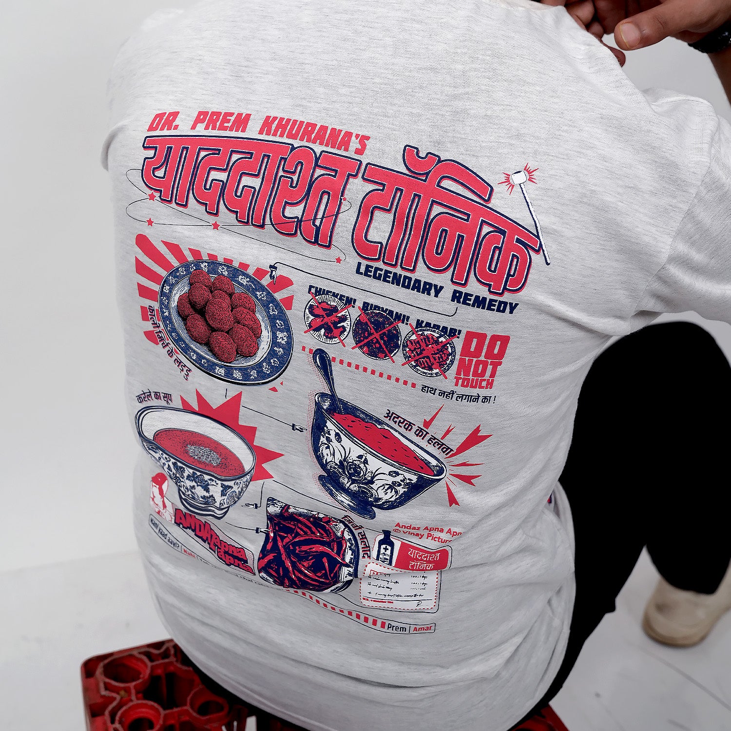 Andaz Apna Apna: The Yaadasht Tonic Oversized T-Shirt