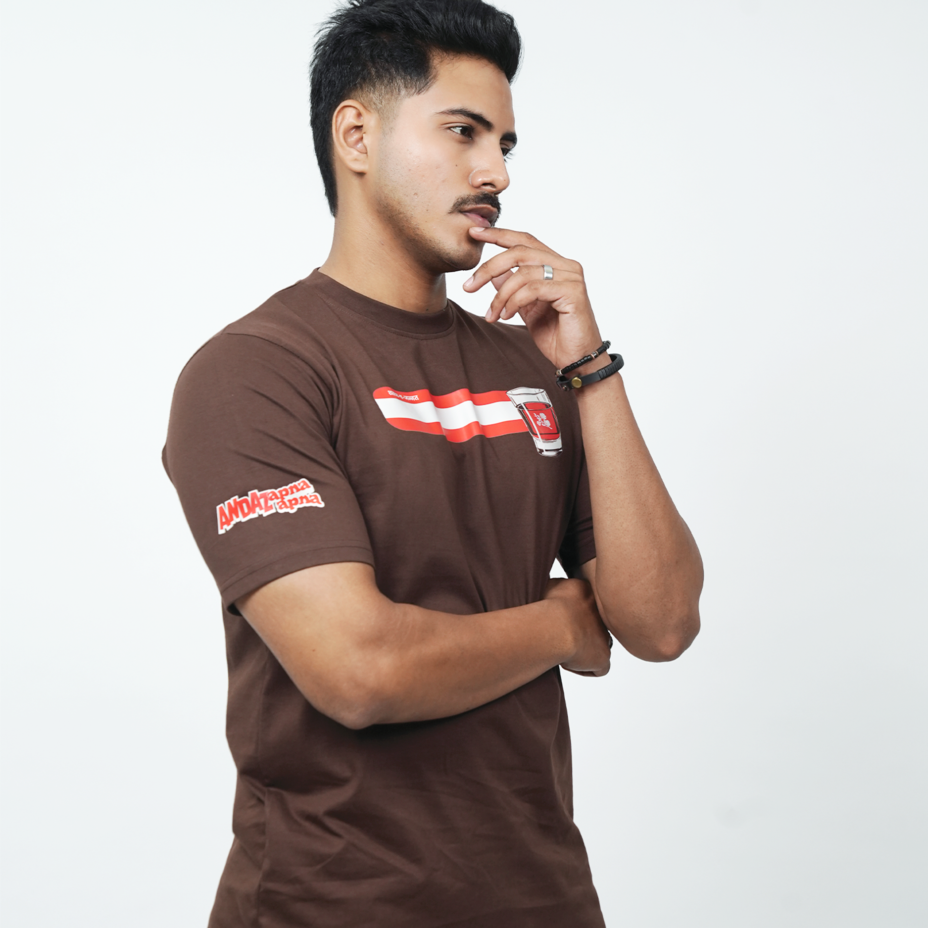 Andaz Apna Apna: Amar, The Football Champion- Oversized T-Shirt