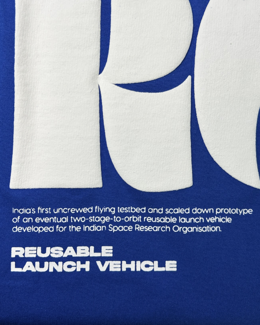 ISRO RSLV Edition: Cosmic Blue Oversized T-Shirt