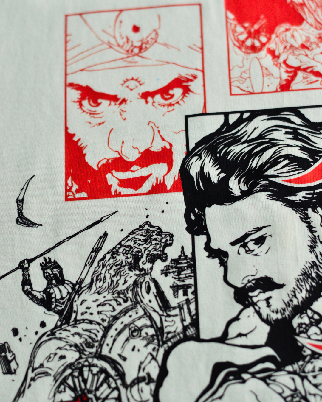 The Legendary Baahubali Manga Oversized T-Shirt