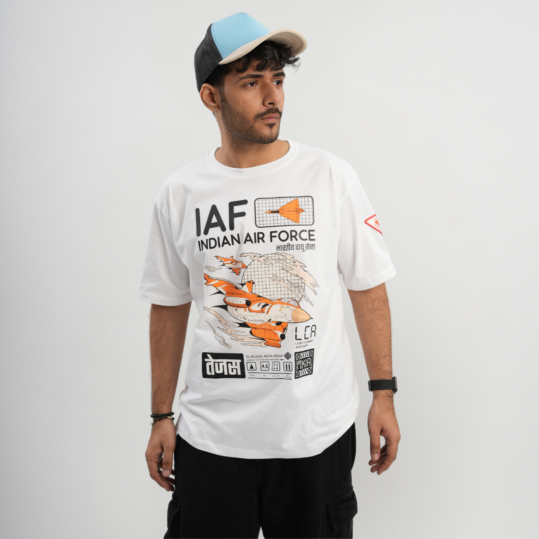 Indian Air Force: LCA Tejas MK1A White T-Shirt
