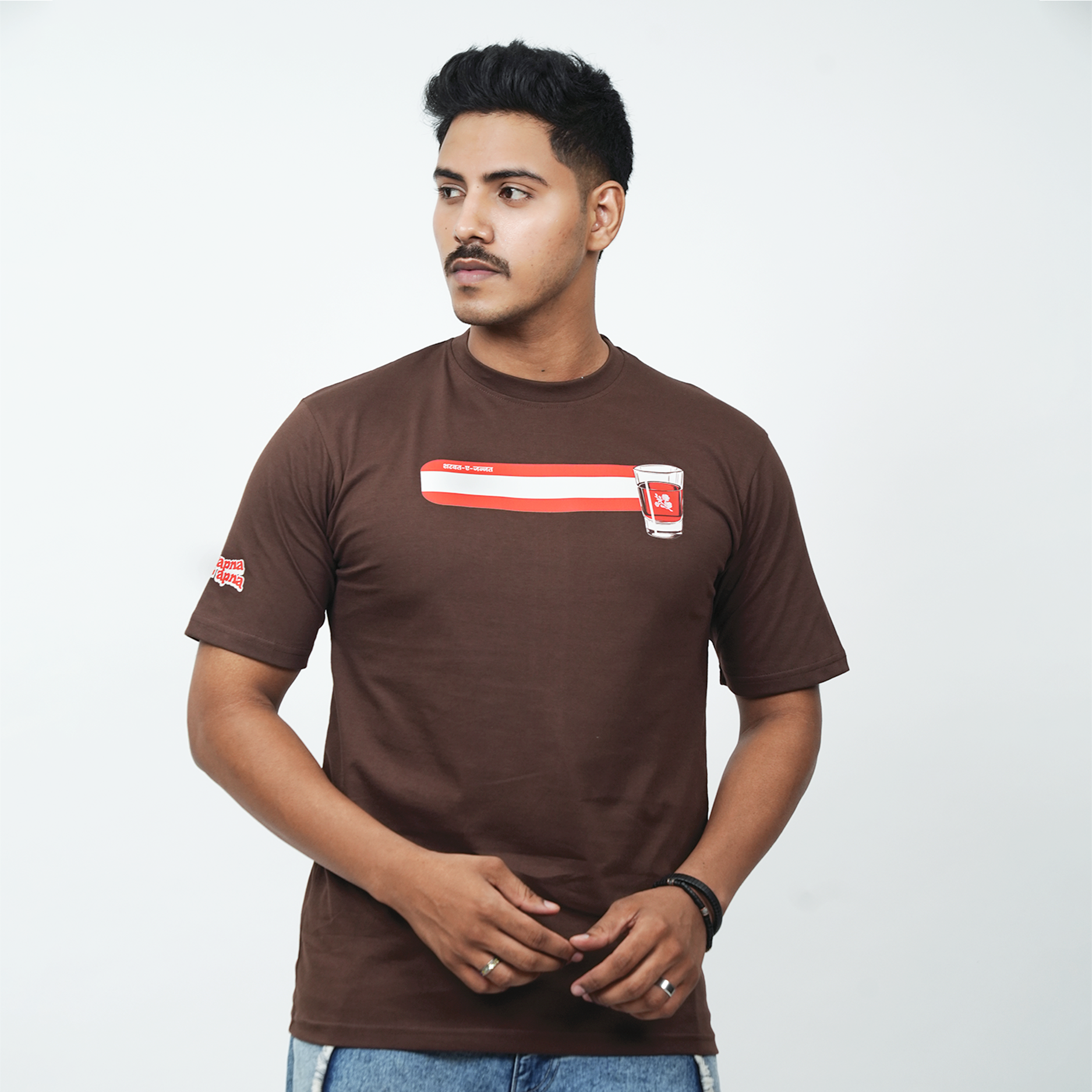Andaz Apna Apna: Amar, The Football Champion- Oversized T-Shirt