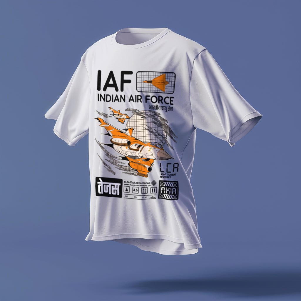 Indian Air Force: LCA Tejas MK1A White T-Shirt
