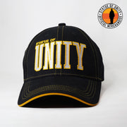 Statue of Unity: Embroidered Black Cap
