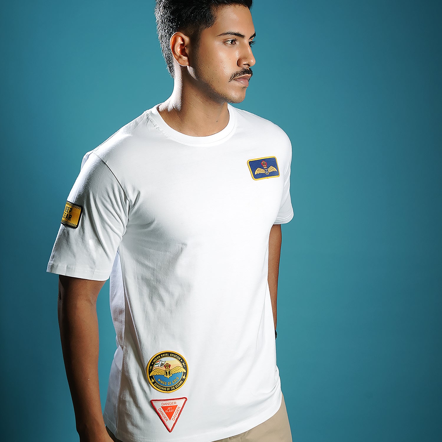 Indian Naval Aviation: Anti-Submarine Warfare White Oversized T-Shirt