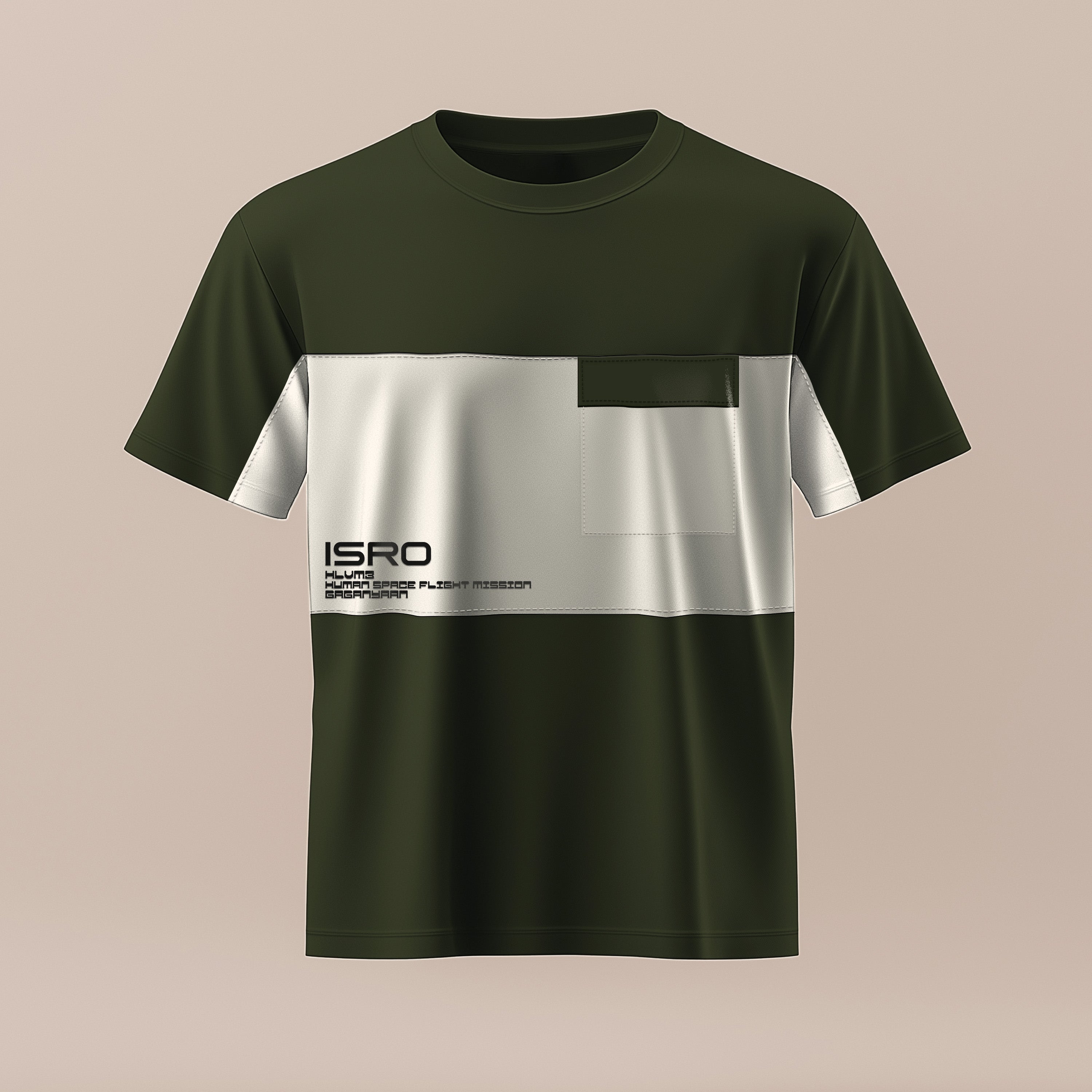 ISRO HLVM3 Panel T-Shirt