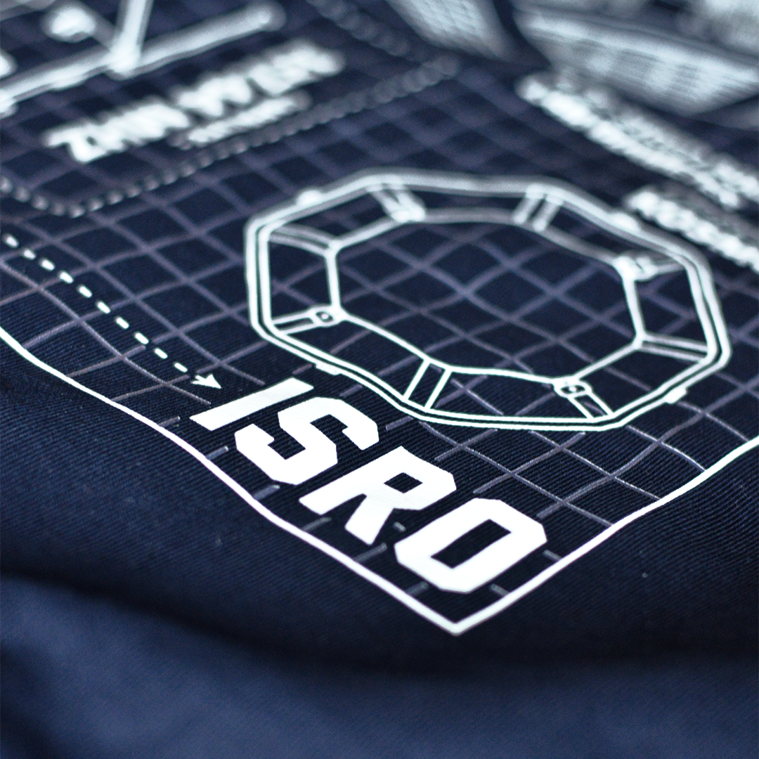 Official ISRO Aryabhata Relaxed Fit Hoodie
