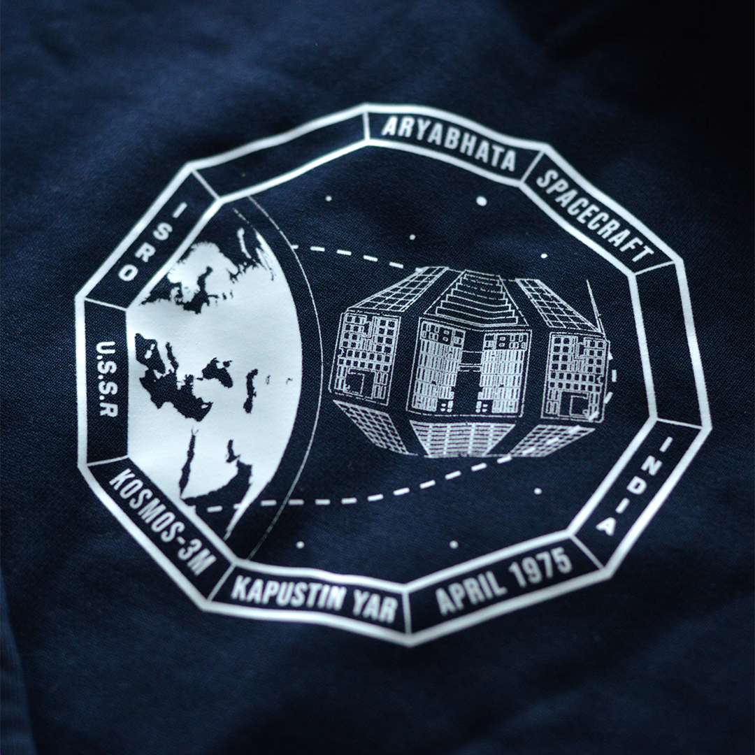 Official ISRO Aryabhata Relaxed Fit Hoodie