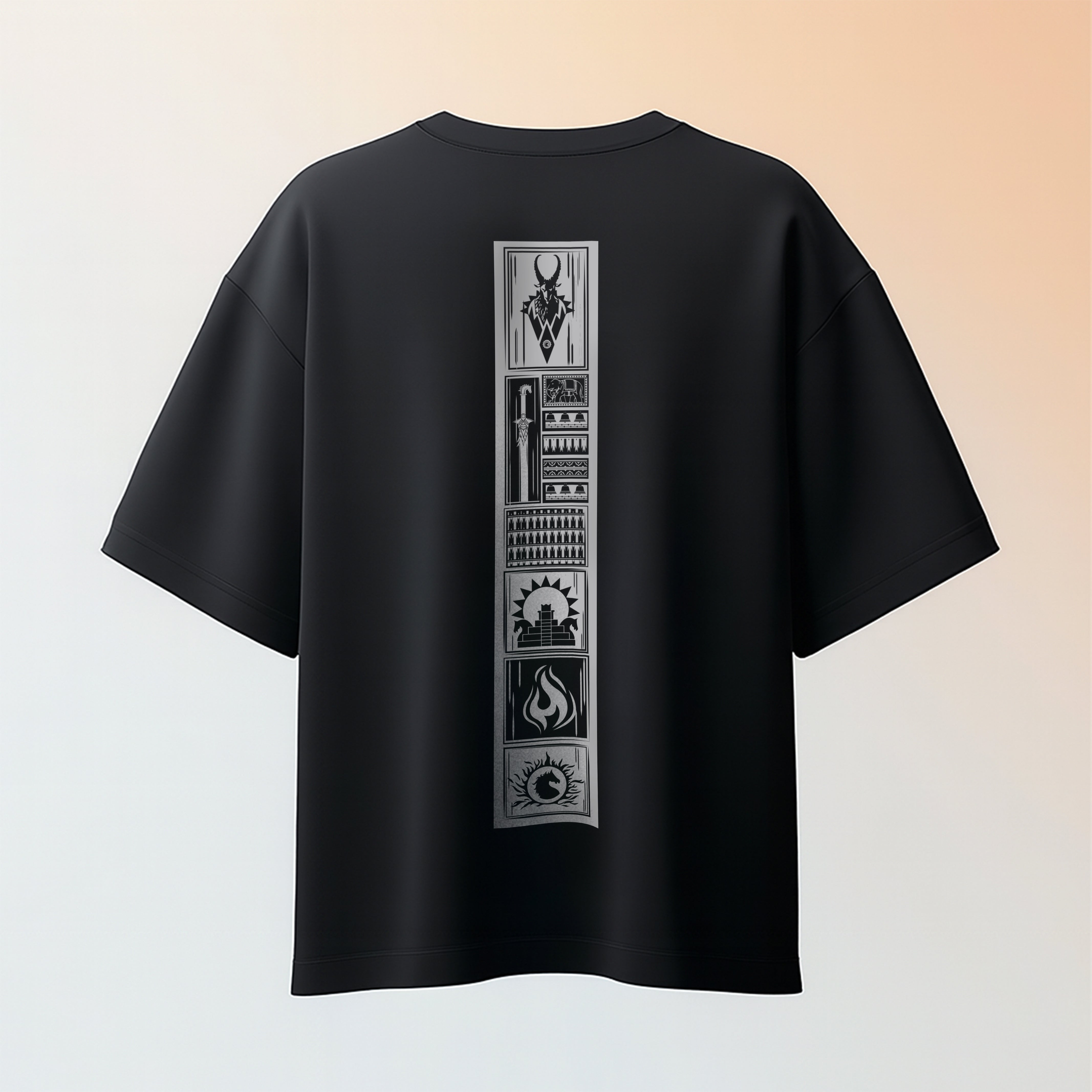 Baahubali: Monochrome Legacy Oversized Tee