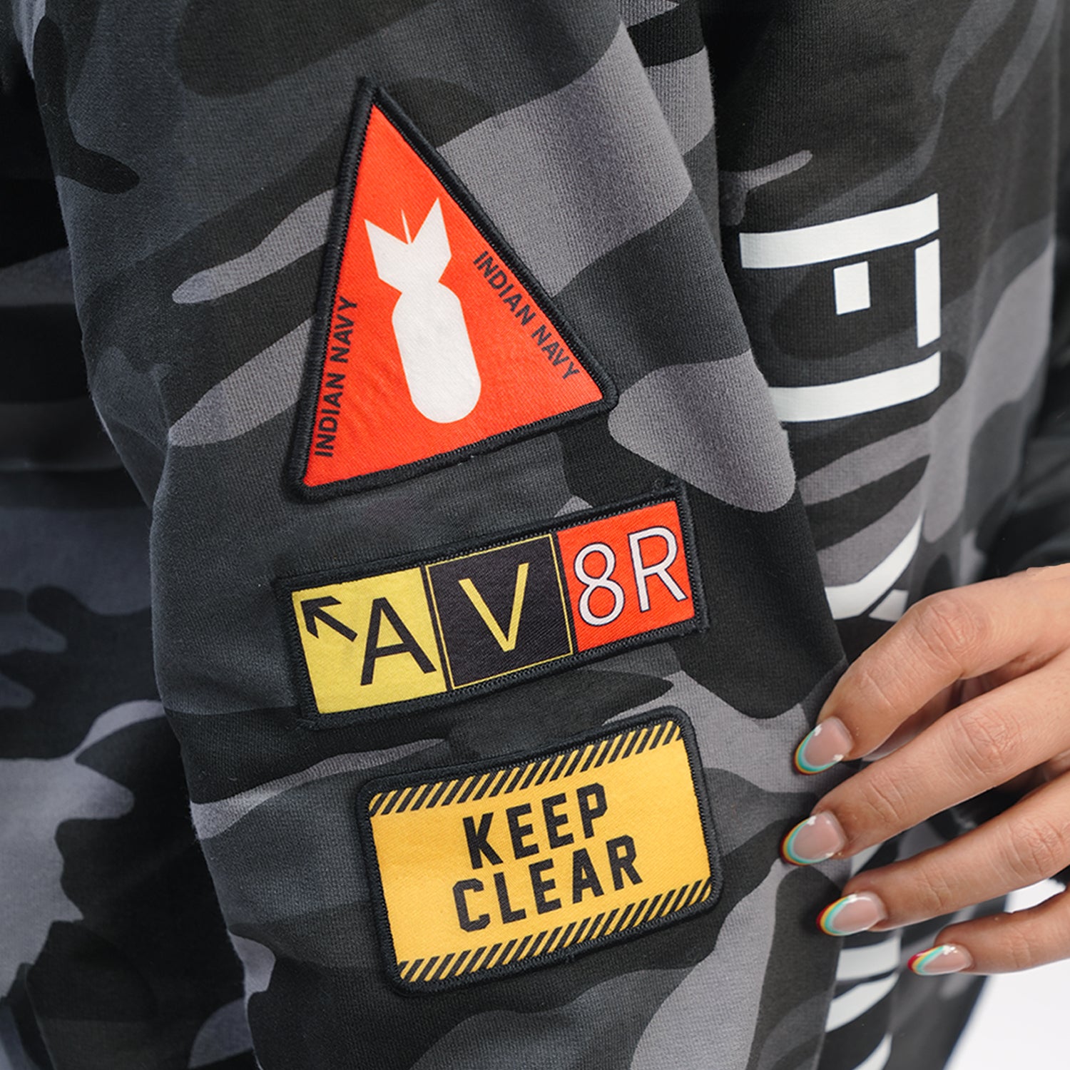 Indian Naval Aviation: Aviator Camo Sweatshirt