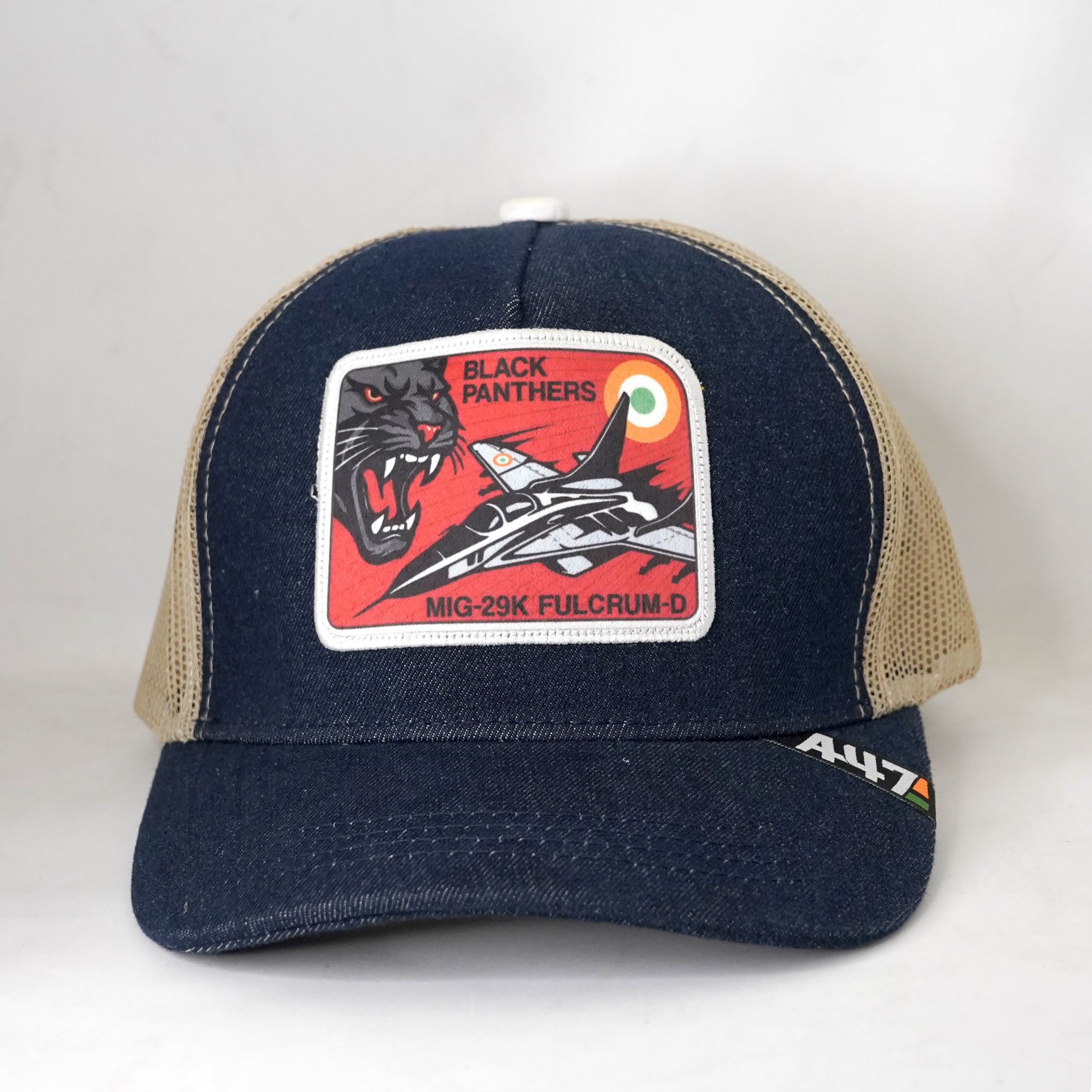 Indian Naval Aviation: Black Panthers MiG-29K Trucker Cap