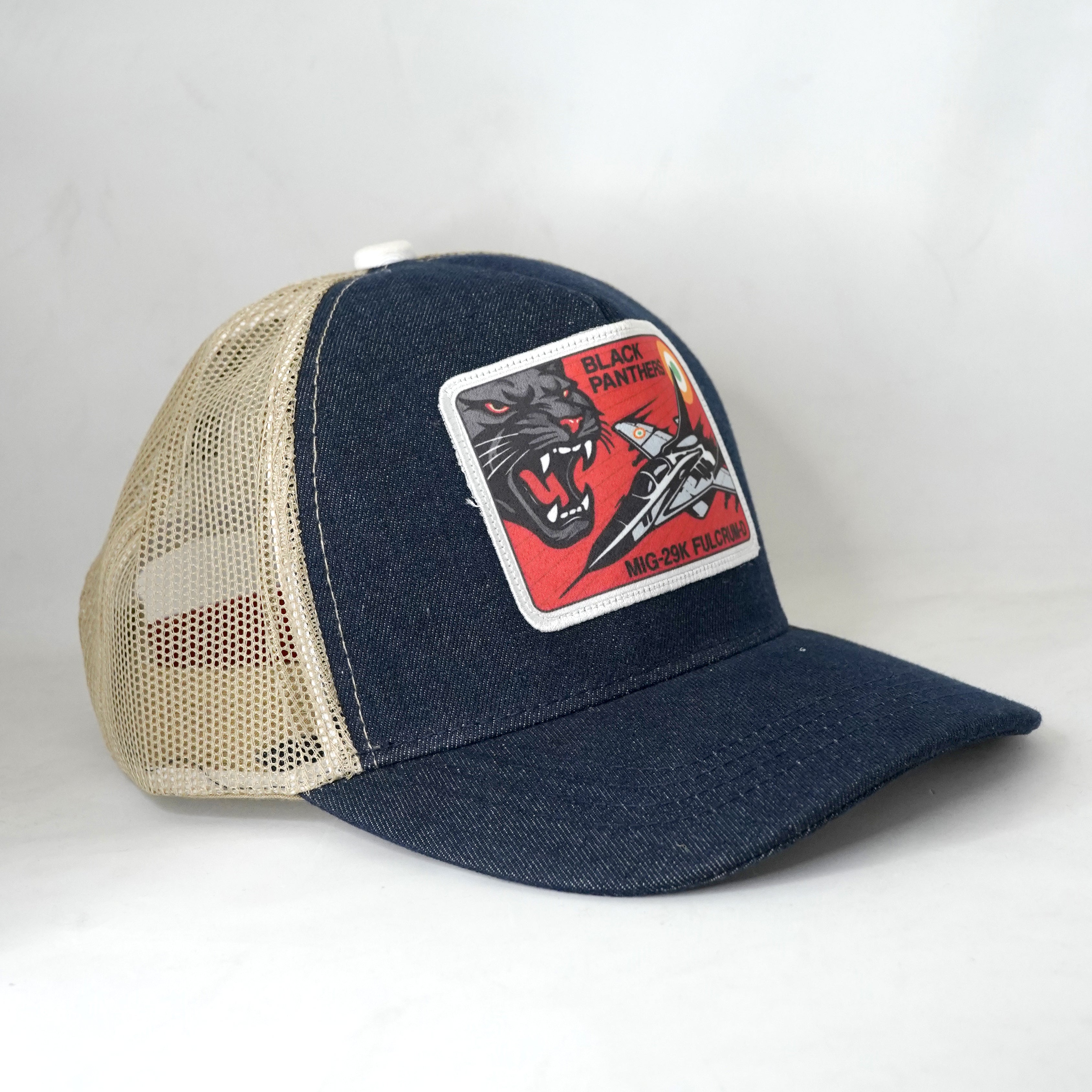 Indian Naval Aviation: Black Panthers MiG-29K Trucker Cap