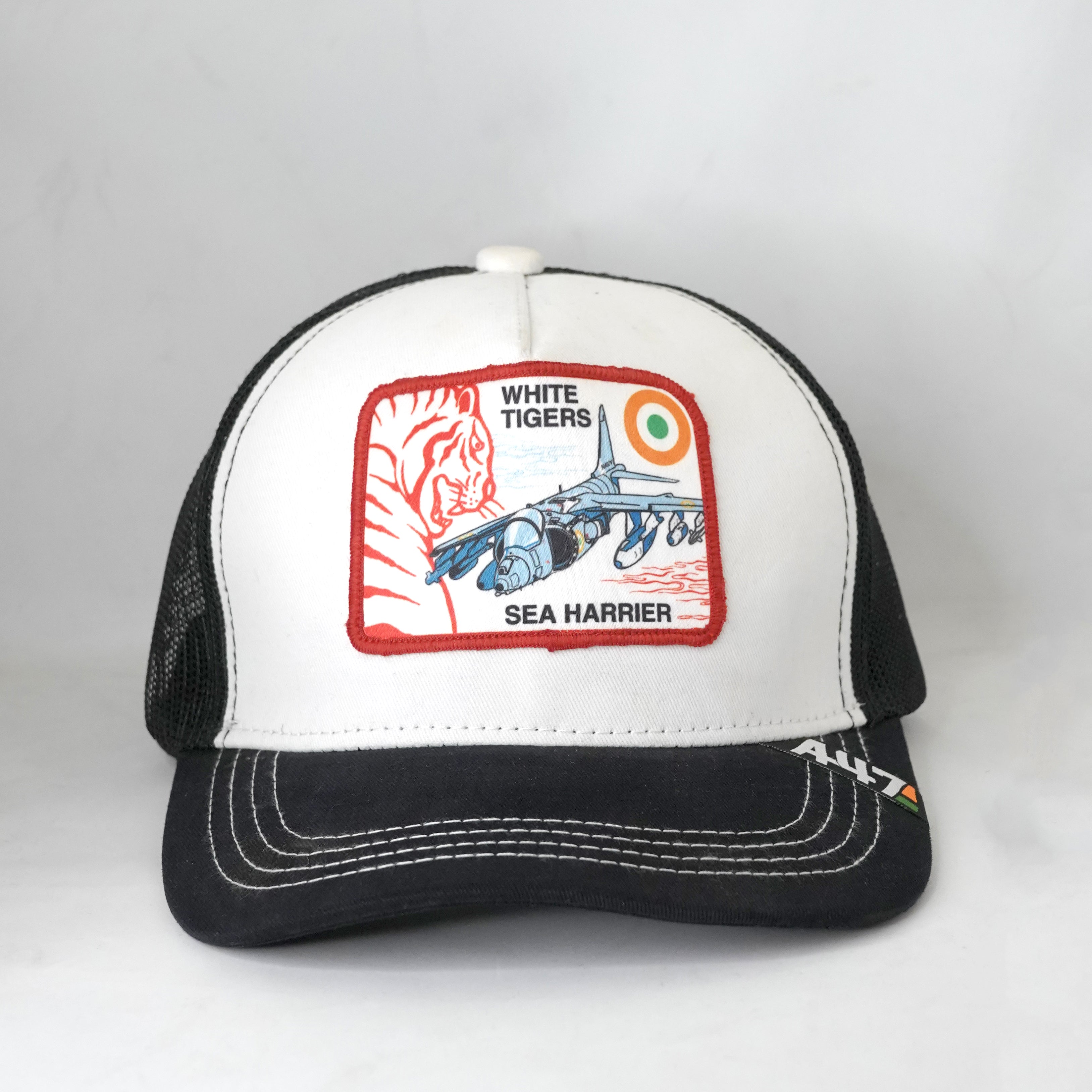 Indian Naval Aviation: White Tigers Sea Harrier Trucker Cap