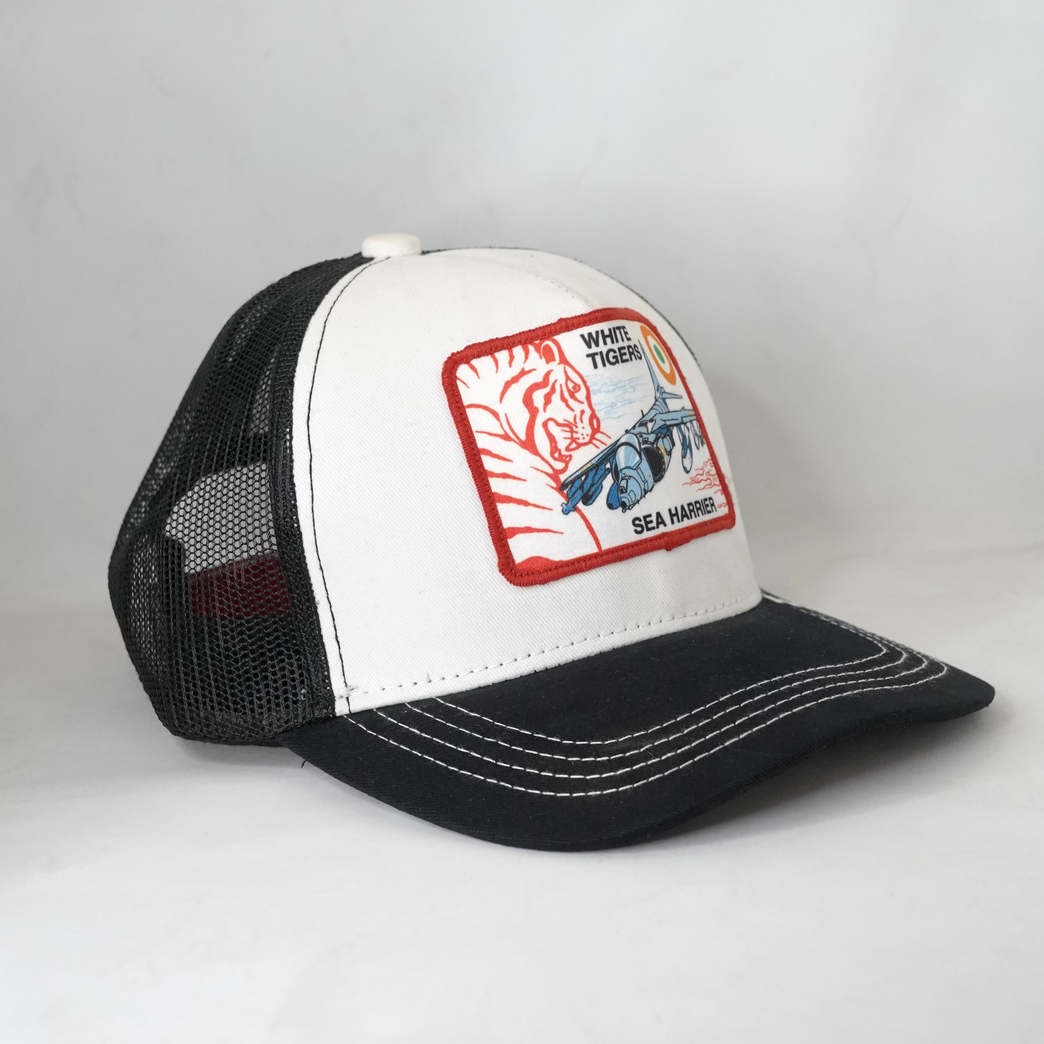 Indian Naval Aviation: White Tigers Sea Harrier Trucker Cap