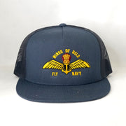 Indian Naval Aviation: Wings of Gold Fly Navy Trucker Cap