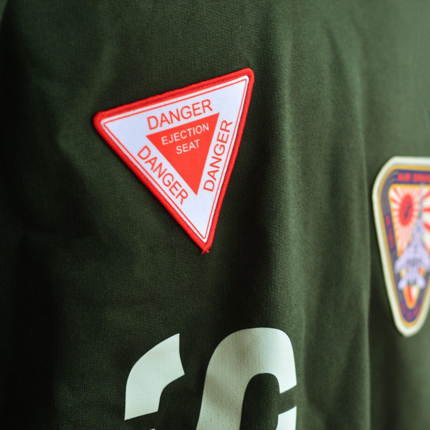 Defender's Pride Military Green Fighter Oversized Sweatshirt