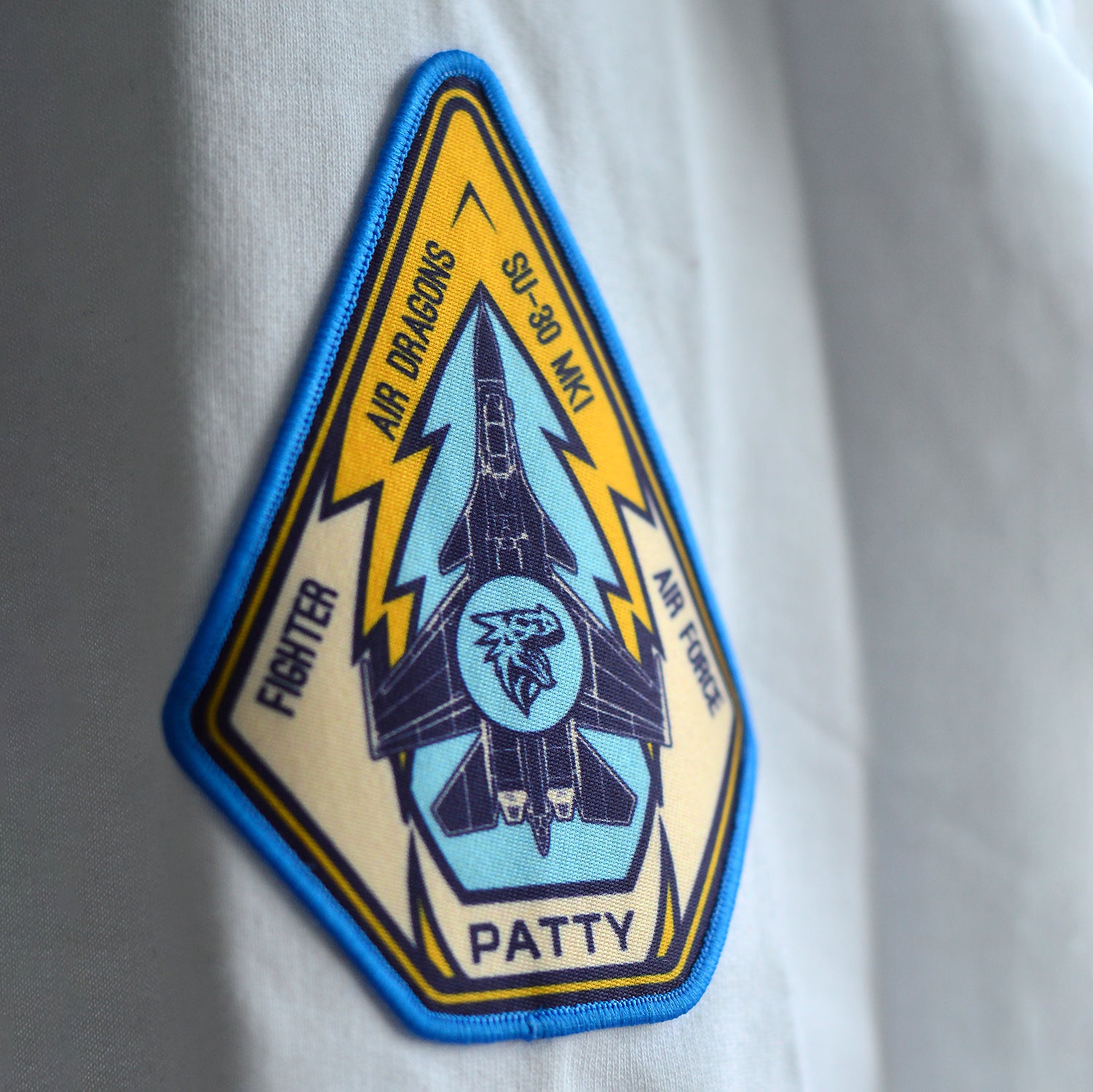 The White Classic Air Dragons Fighter Hoodie