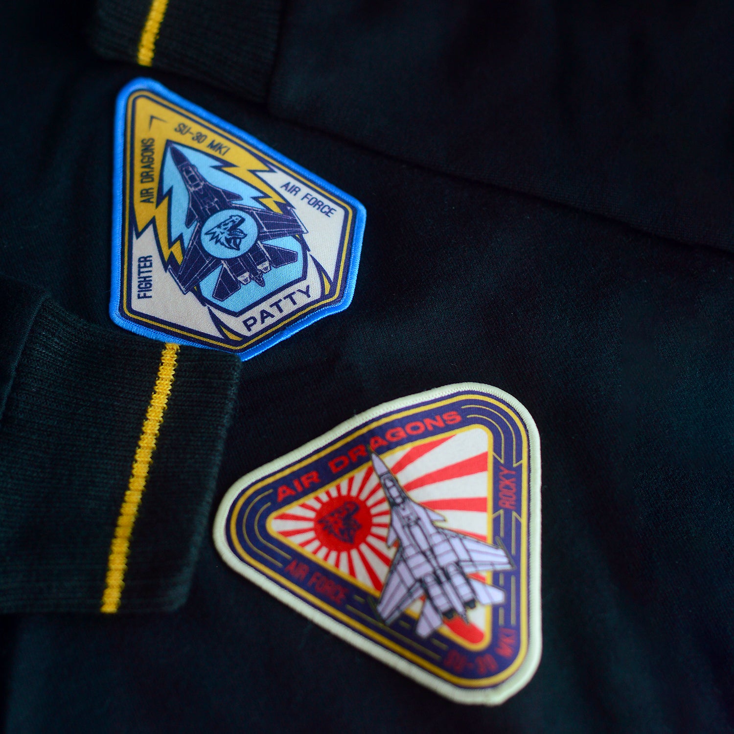 Fighter: Black and Mustard Blaze Maverick Oversized Sweatshirt