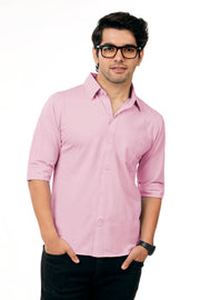 Pink Regular Fit Shirtee