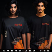 ISRO Aditya L1 Black Oversized T-Shirt