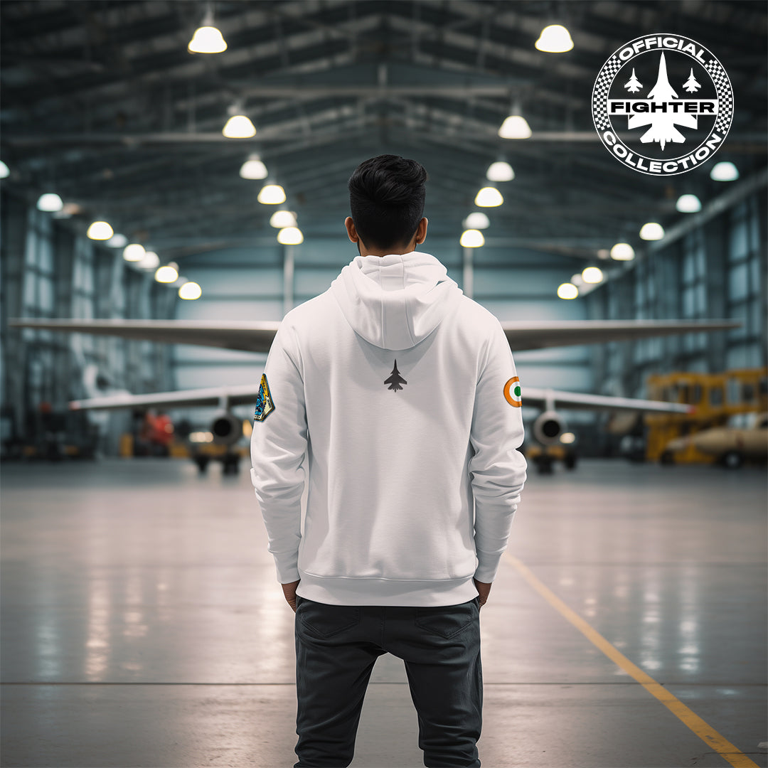 The White Classic Air Dragons Fighter Hoodie