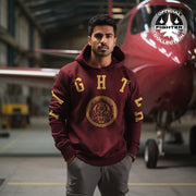 The Classic Air Dragons Maroon Fighter Hoodie