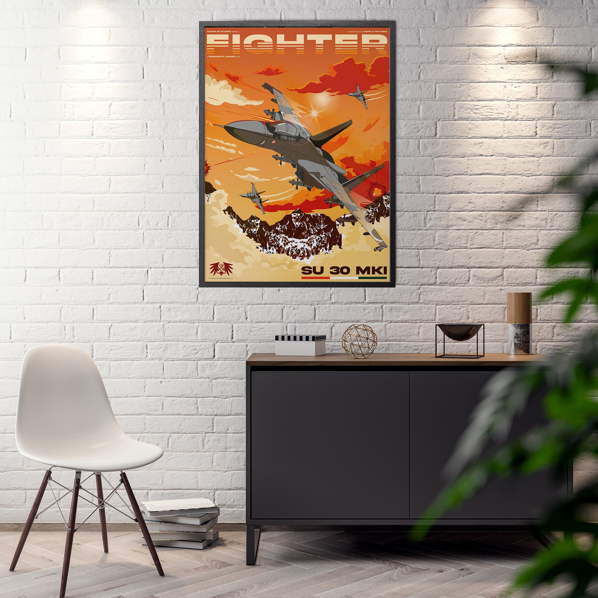 Fighter SU-30 Jet Poster