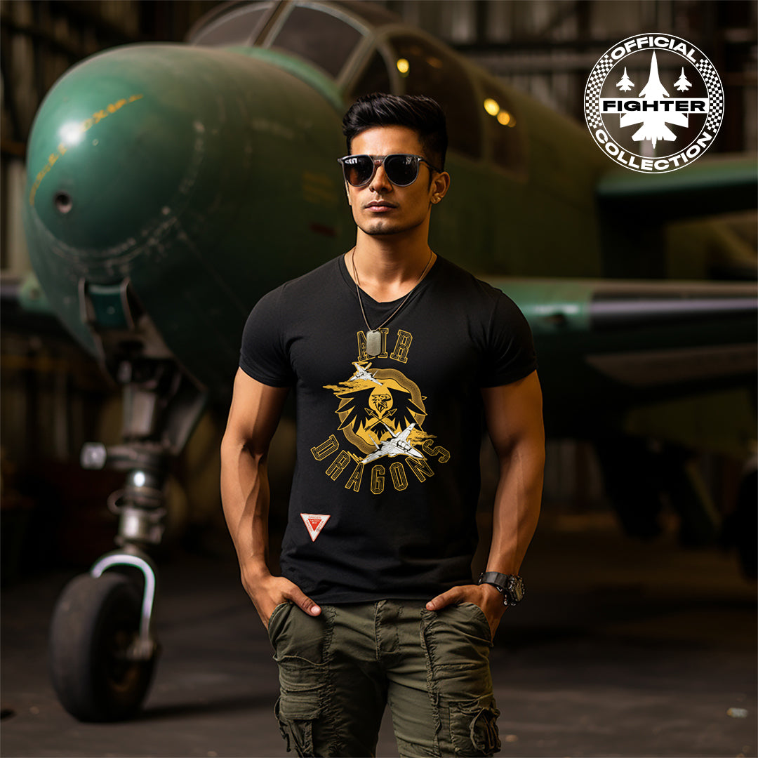 Fighter: Classic Black Air Dragons T-Shirt