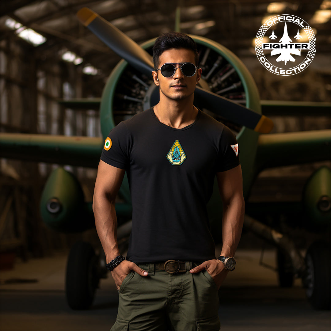 Black Air Dragons Regular Fit Fighter T-Shirt: Patty Edition