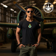 Black Air Dragons Regular Fit Fighter T-Shirt: Patty Edition