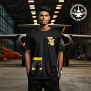 Black Danger & Rescue Oversized Fighter T-Shirt