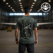 Fighter: Grey Camouflage SU-30 T-Shirt: Minni Edition