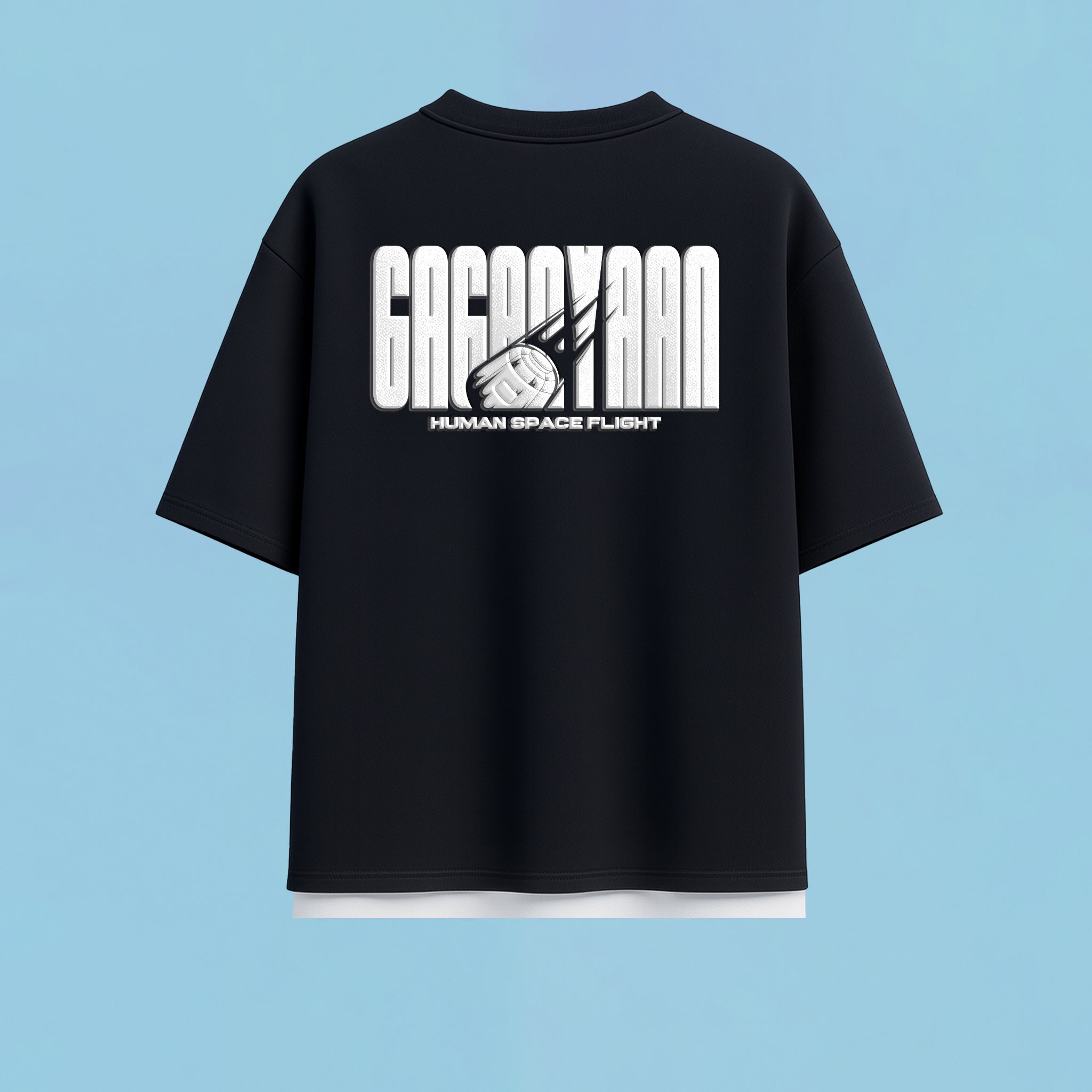 ISRO Gaganyaan Edition: The HD Oversized T-Shirt