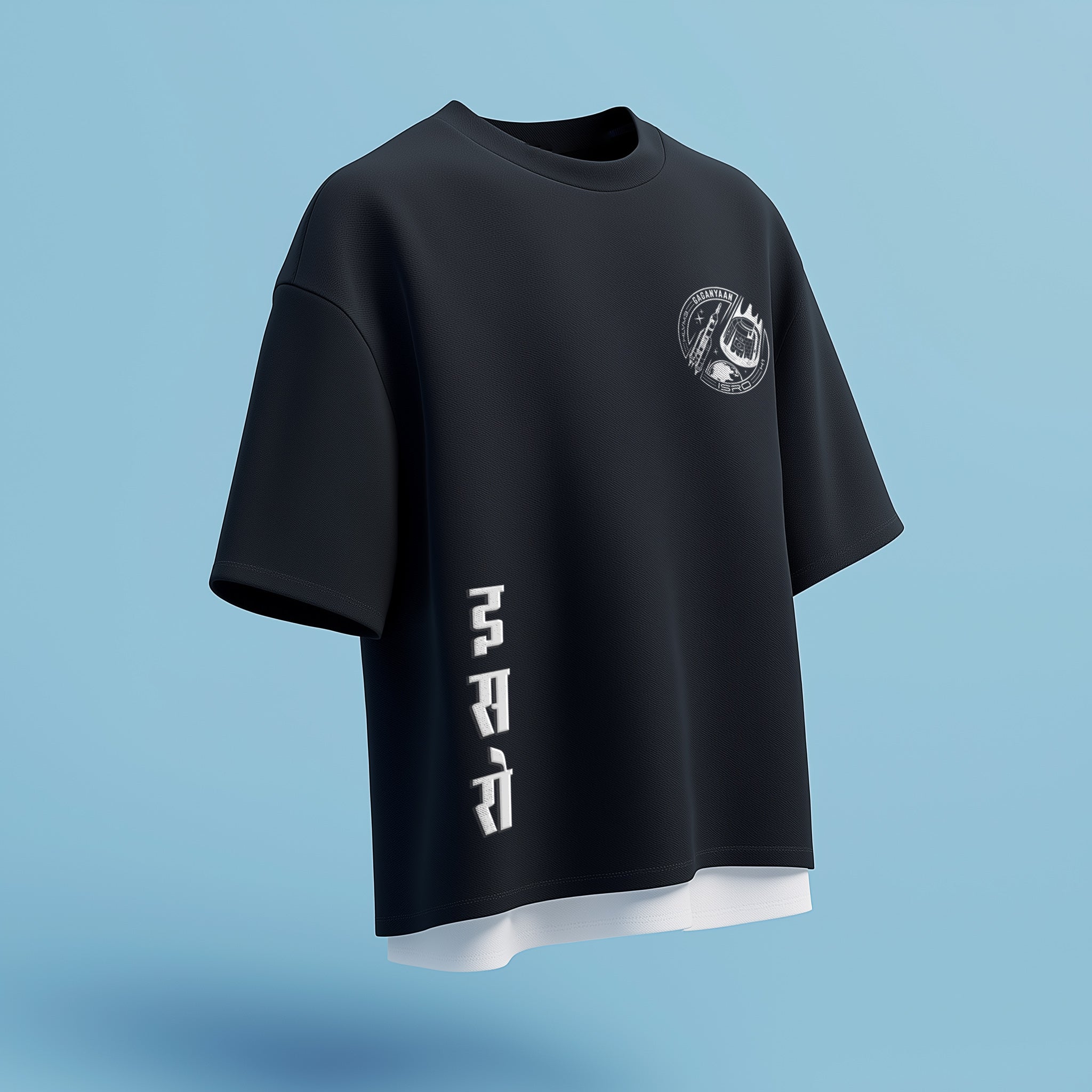 ISRO Gaganyaan Edition: The HD Oversized T-Shirt