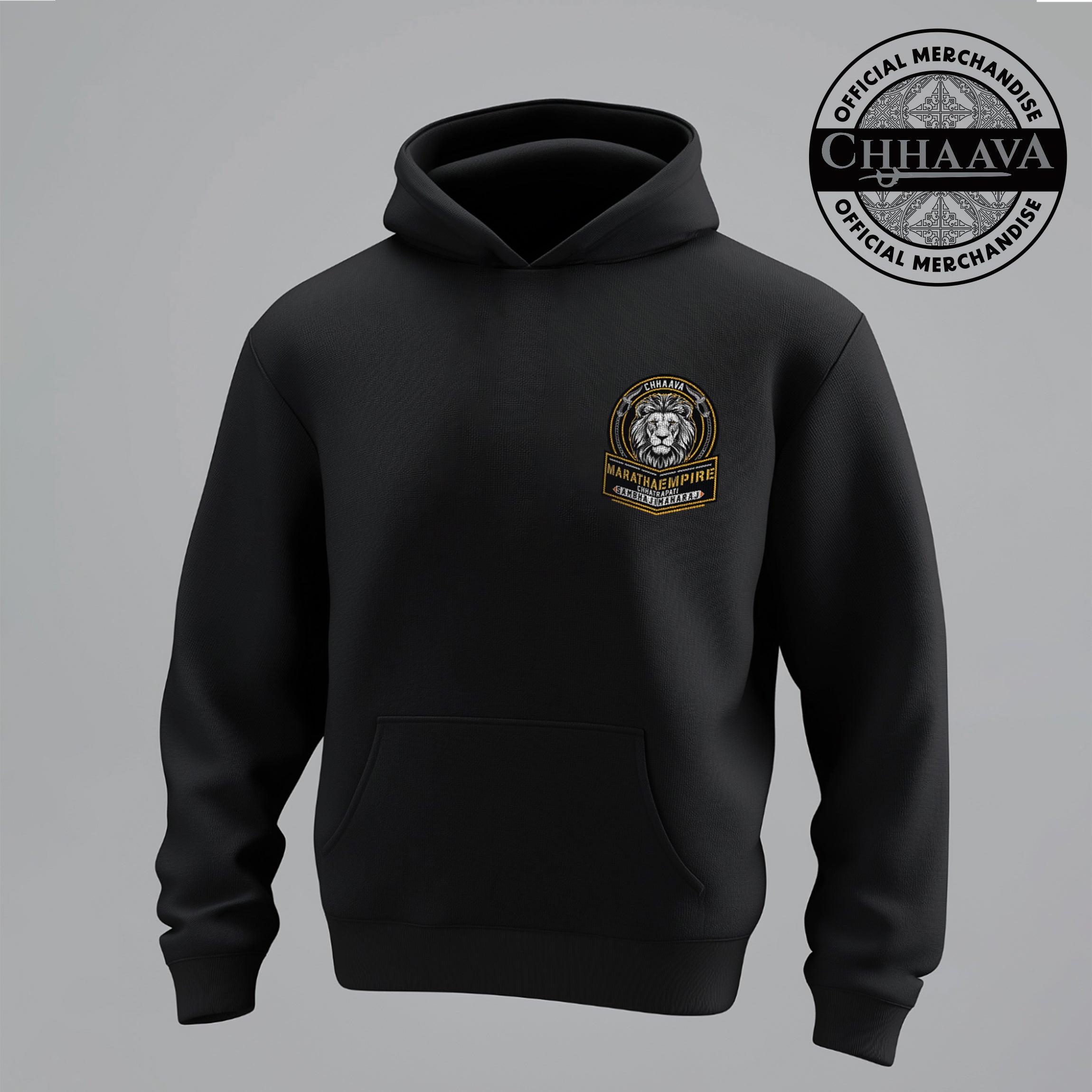 Chhaava: The Pride of the Maratha Empire Black Hoodie