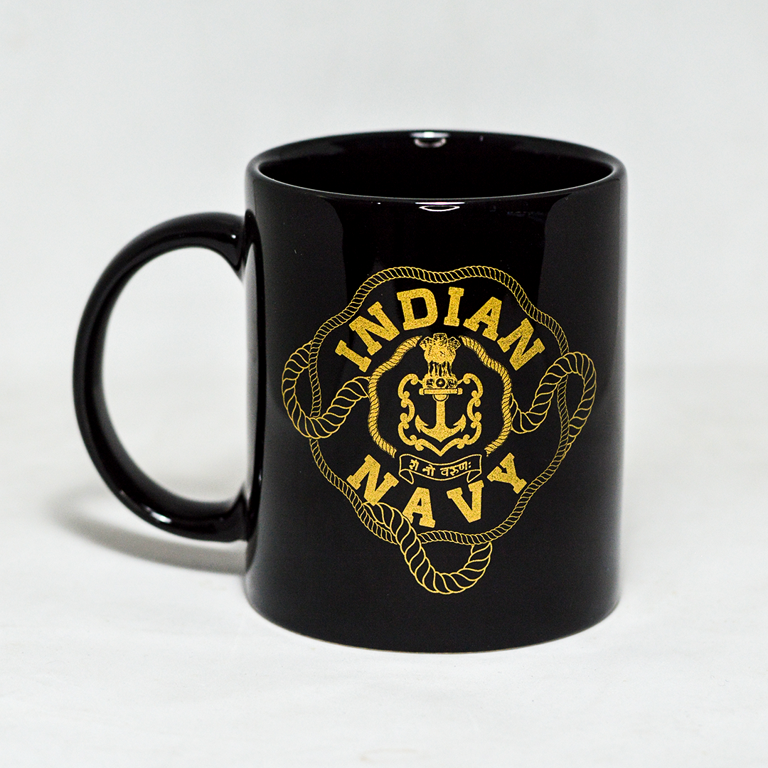 Indian Navy Crest Ceramic Mug
