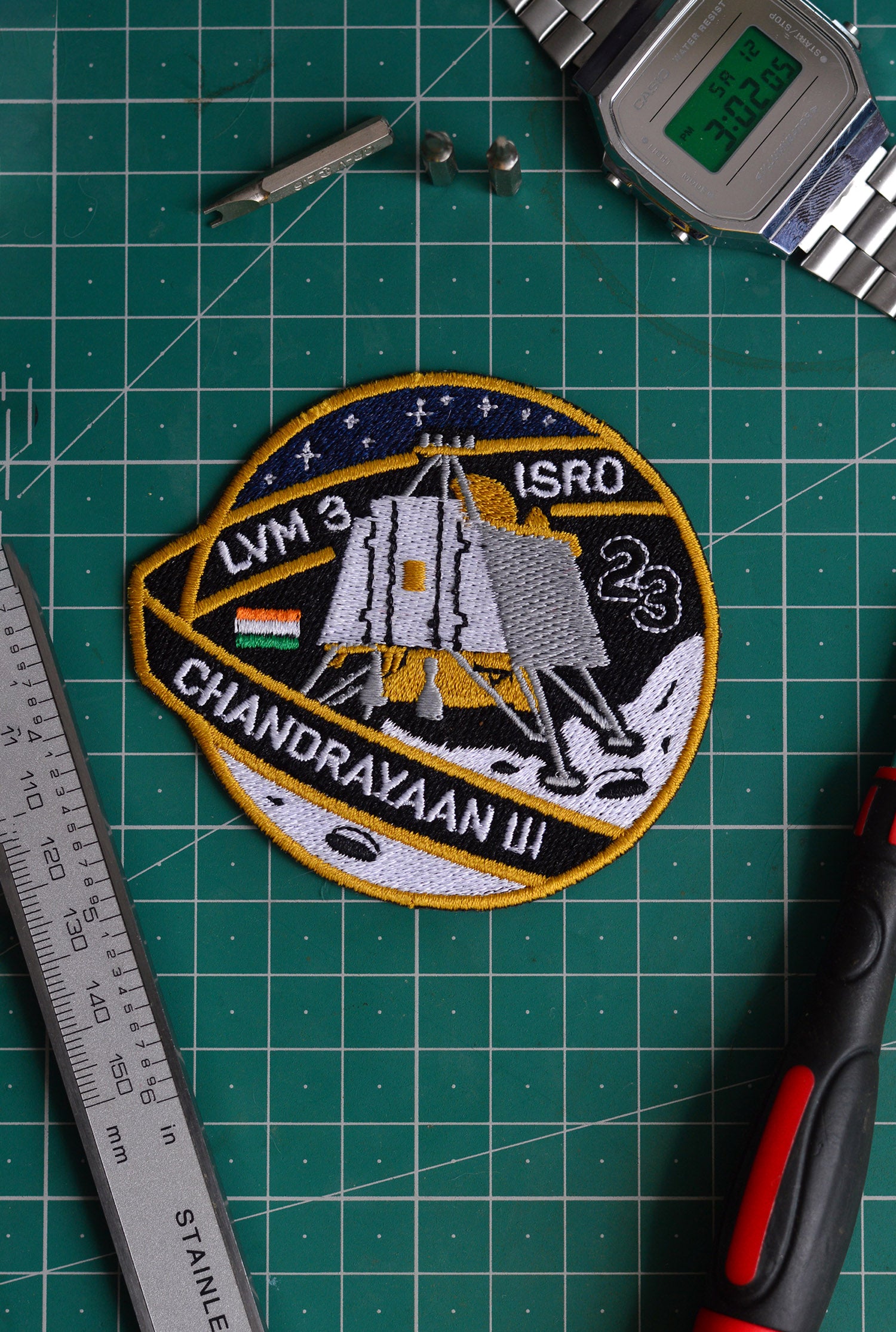 ISRO Chandrayaan 3 Iron On Badge