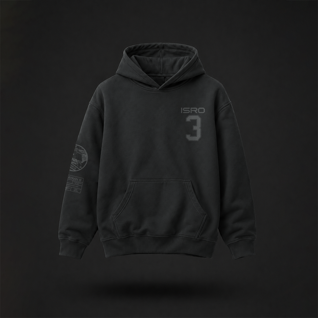 Official ISRO Chandrayaan-3 Regular Fit Hoodie