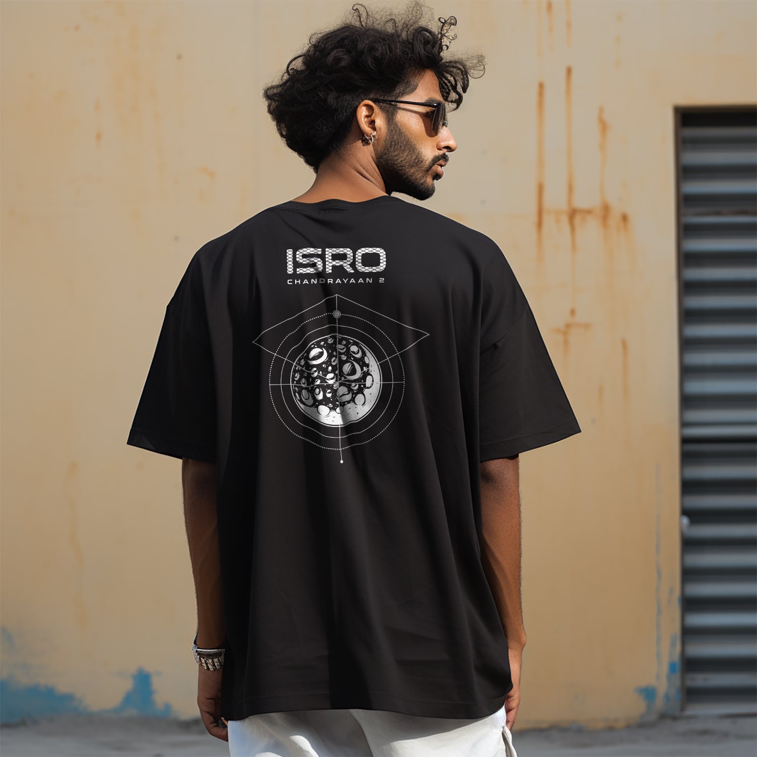 ISRO Lunar Odyssey Chandrayaan 2 Oversized Tee