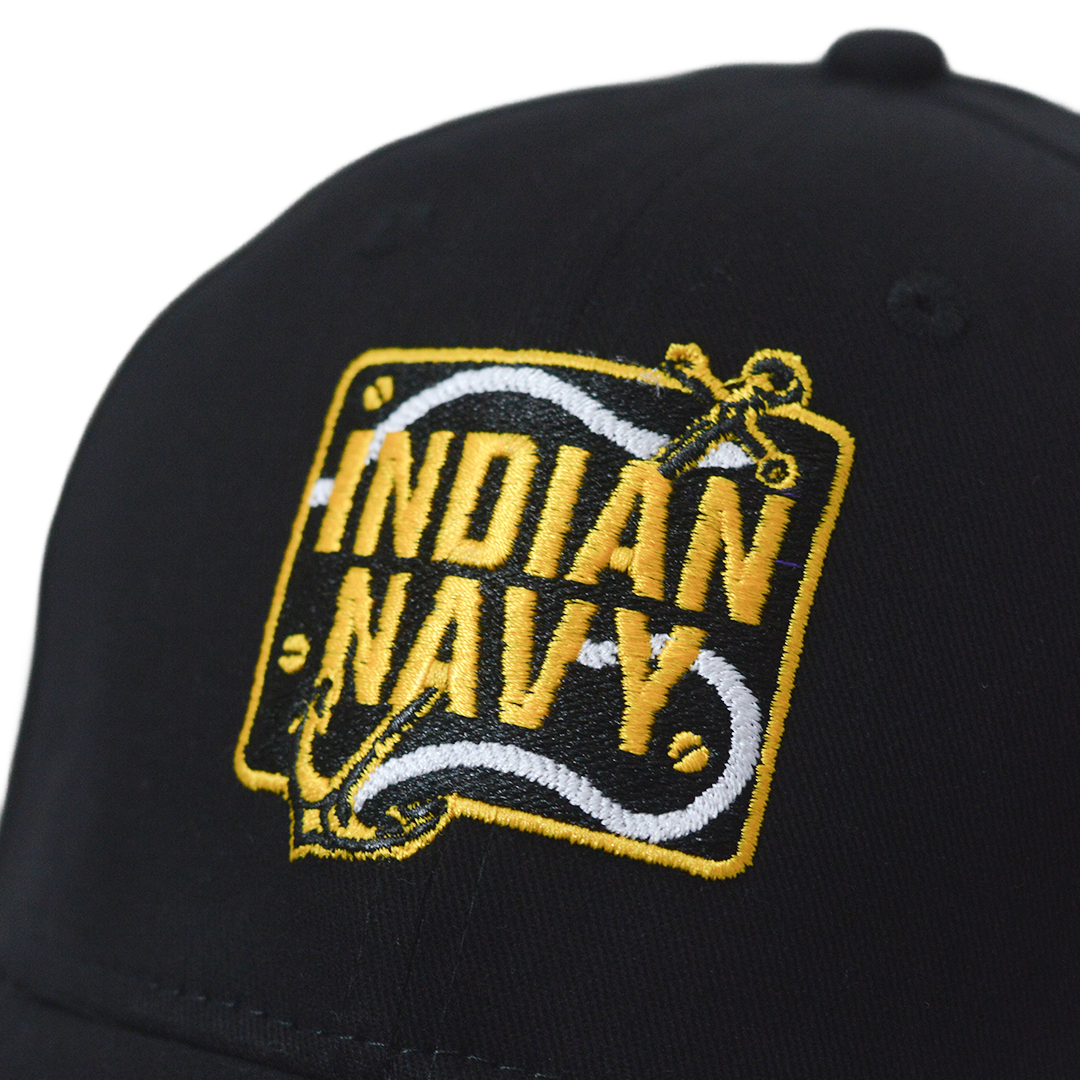 The Indian Navy: Embroidered Badge Cap