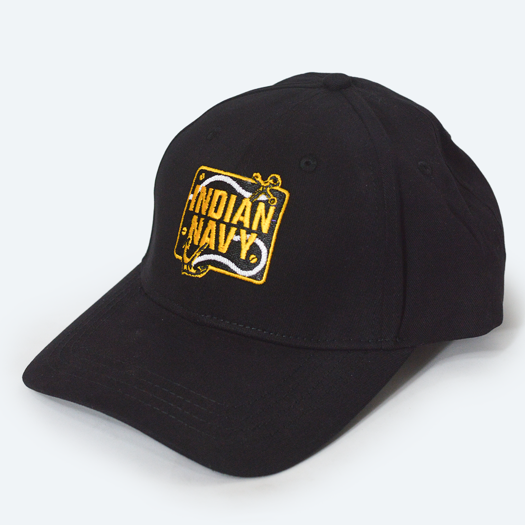 The Indian Navy: Embroidered Badge Cap
