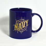 Indian Navy Helm Wheel Ceramic Mug