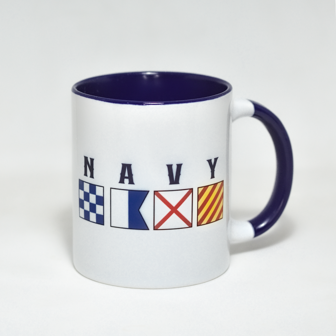 Indian Navy Signal Flags Mug