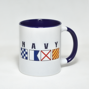 Indian Navy Signal Flags Mug