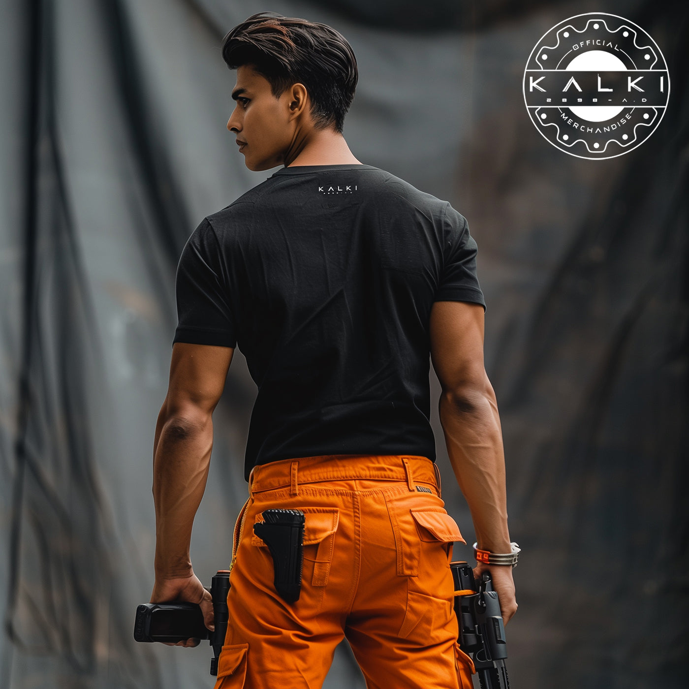 Kalki 2898 AD "Bujji Adventure" Black Regular Fit T-Shirt