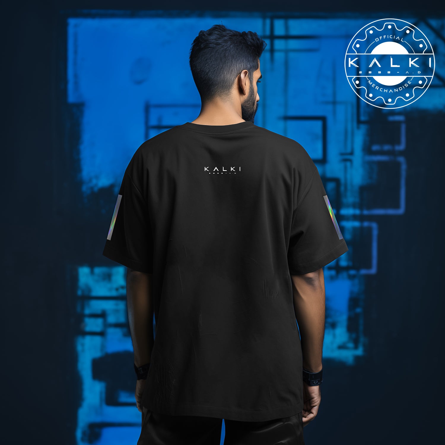 Kalki 2898 AD "Ashwa Saga" Black Oversized Tee