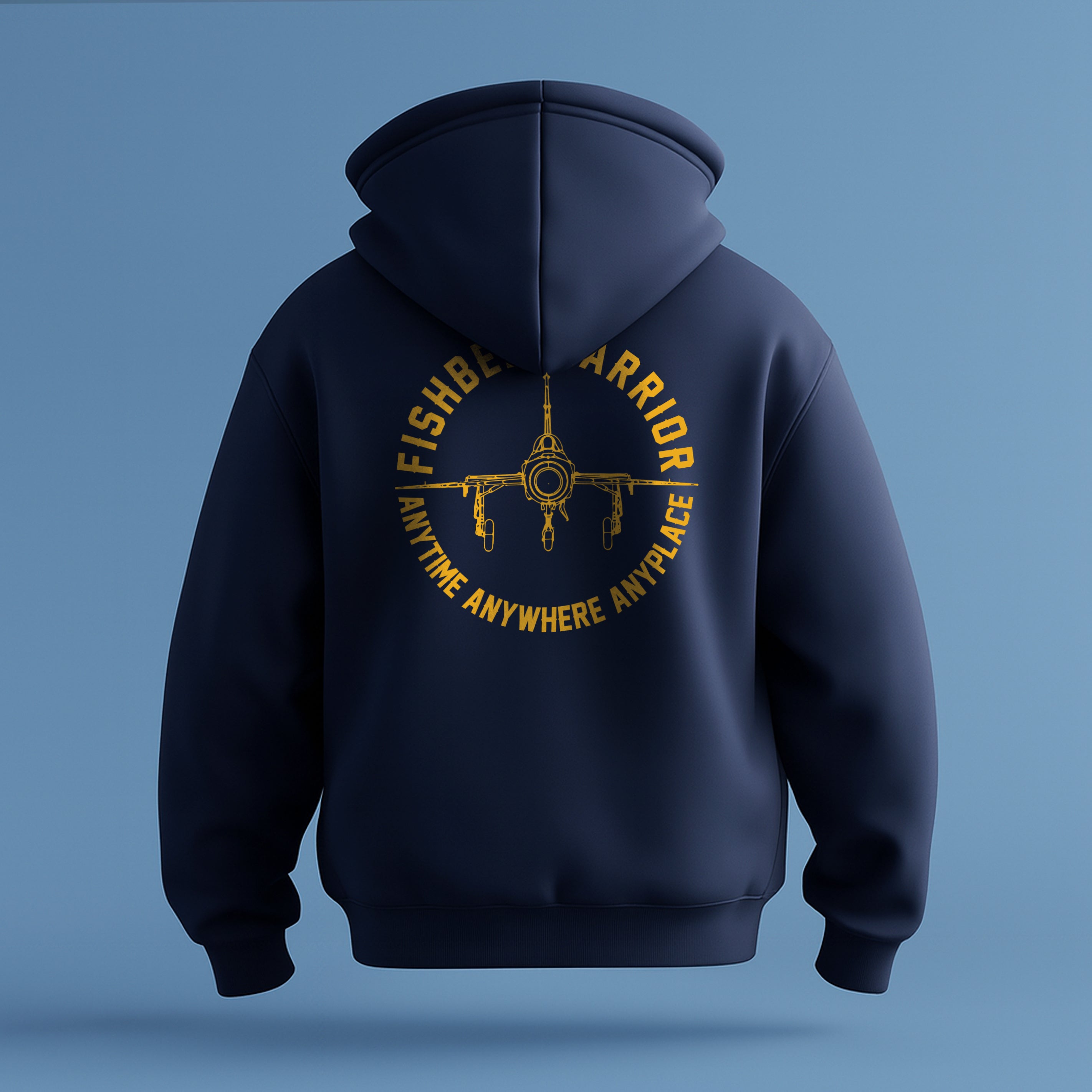 Indian Air Force: A Tribute to MiG 21 : Blue Hoodie