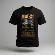 Indian Air Force: A Tribute to MiG 21 : Black Tee