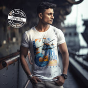 Official Indian Navy Seahawks Squadron Sikorsky MH60R Sky Cruisers T-shirt